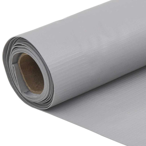 Parvekkeen yksityisyyssuoja harmaa 500x90 cm PVC