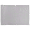 Parvekkeen yksityisyyssuoja harmaa 600x90 cm PVC