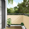 Parvekkeen yksityisyyssuoja kerma 600x90 cm PVC