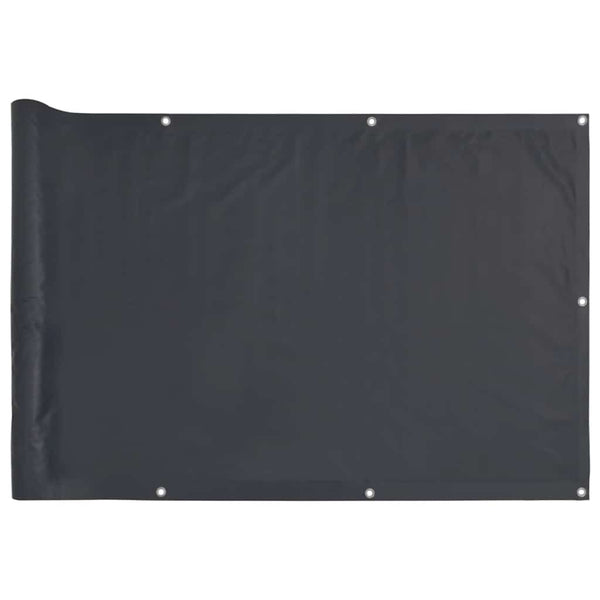 Parvekkeen yksityisyyssuoja antrasiitti 400x120 cm PVC