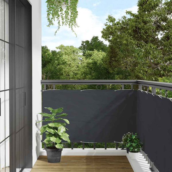 Parvekkeen yksityisyyssuoja antrasiitti 400x120 cm PVC