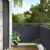 Parvekkeen yksityisyyssuoja antrasiitti 500x120 cm PVC