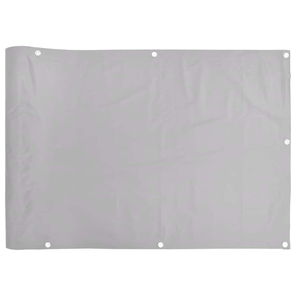 Parvekkeen yksityisyyssuoja harmaa 400x120 cm PVC
