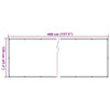 Parvekkeen yksityisyyssuoja harmaa 400x120 cm PVC