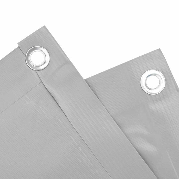 Parvekkeen yksityisyyssuoja harmaa 500x120 cm PVC