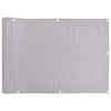 Parvekkeen yksityisyyssuoja harmaa 600x120 cm PVC