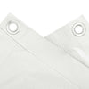 Parvekkeen yksityisyyssuoja valkoinen 500x120 cm PVC