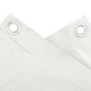 Parvekkeen yksityisyyssuoja valkoinen 600x120 cm PVC