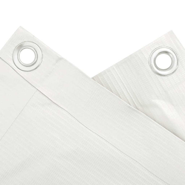 Parvekkeen yksityisyyssuoja valkoinen 800x120 cm PVC