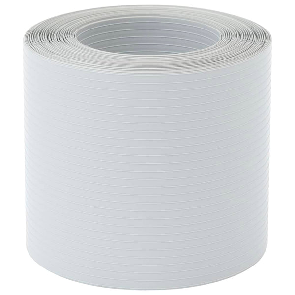 Puutarhan yksityisyydensuojat 10 kpl v.harmaa 252,5x19 cm PVC