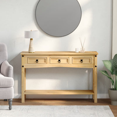 Konsolipöytä Corona 114x34,5x73 cm täysi mänty