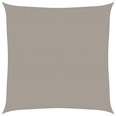 Aurinkopurje 160 g/m² vaaleanharmaa 4,5x4,5 m HDPE