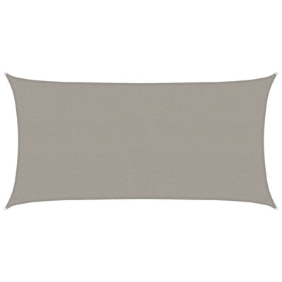 Aurinkopurje 160 g/m² vaaleanharmaa 2x3,5 m HDPE
