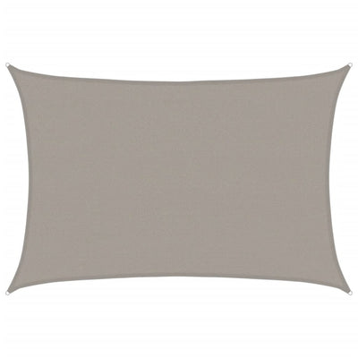 Aurinkopurje 160 g/m² suorakaide vaaleanharmaa 4x5 m HDPE