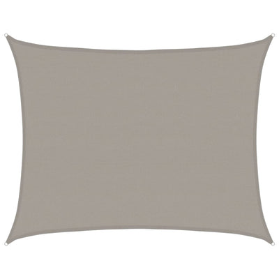 Aurinkopurje 160 g/m² suorakaide vaaleanharmaa 6x7 m HDPE