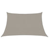Aurinkokenkäpurje 160 g/m² Puolisuunnikas vaaleanharmaa 3/4x2 m HDPE