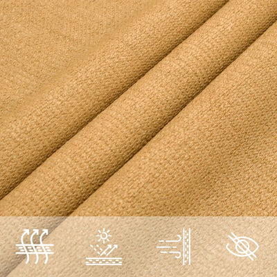 Aurinkopurje 160 g/m² suorakaide hiekka 2,5x3,5 m HDPE