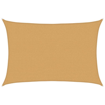 Aurinkopurje 160 g/m² suorakaide hiekka 2,5x4 m HDPE
