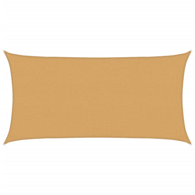 Aurinkopurje 160 g/m² suorakaide hiekka 2,5x4,5 m HDPE