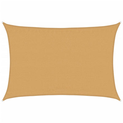 Aurinkopurje 160 g/m² suorakaide hiekka 3,5x4,5 m HDPE