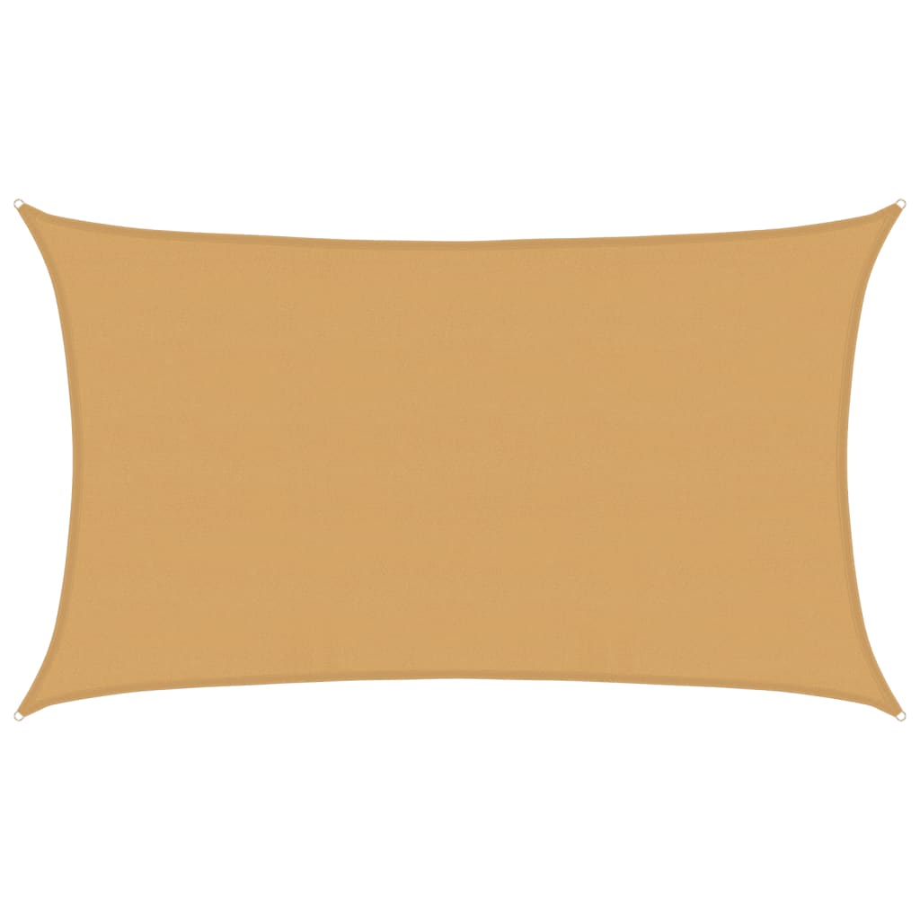 Aurinkopurje 160 g/m² suorakaide hiekka 5x8 m HDPE