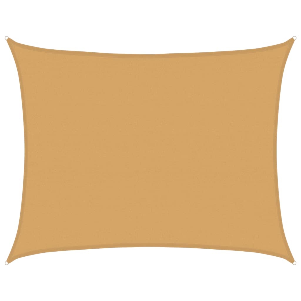 Aurinkopurje 160 g/m² suorakaide hiekka 6x7 m HDPE