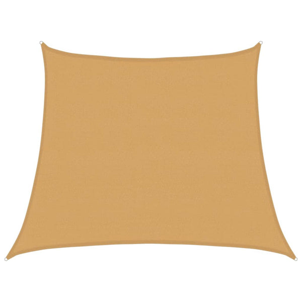 Aurinkokenkäpurje 160 g/m² Puolisuunnikas hiekka 3/4x3 m HDPE