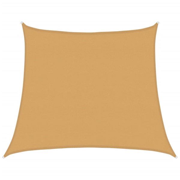 Aurinkokenkäpurje 160 g/m² Puolisuunnikas hiekka 4/5x4 m HDPE