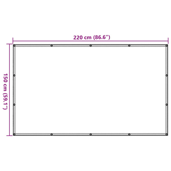 Perävaunun verkko vihreä 1,5x2,2 m HDPE