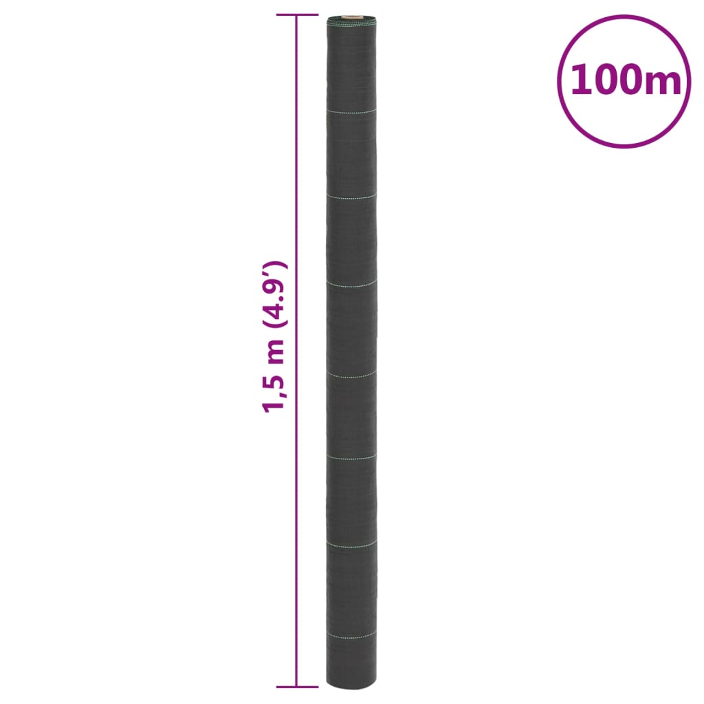 Rikkaruohomatto Paulesti 1,5x100 m mustana (pp)