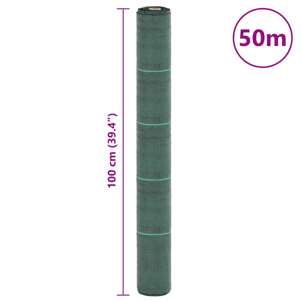 Vihreä rikkaruohomatto Ecsterina 1x50 m (pp)