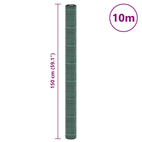 Rikkaruohojen karkotuskalvo vihreä 1,5x10 m PP