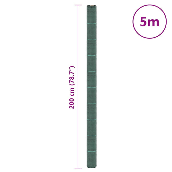 Rikkaruohojen karkotuskalvo vihreä 2x5 m PP