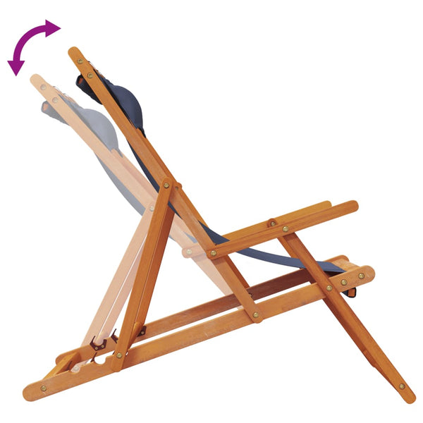 Sininen kokoontaitettavat rantatuolit Profiro (2 kpl)