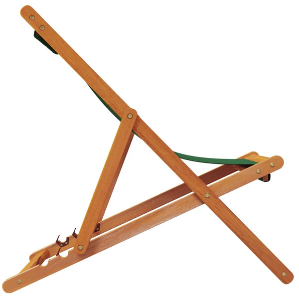 Vihreä kokoontaitettavat rantatuolit Profiro (2 kpl)