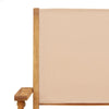 Beige taitettavat puutarhatuolit Ocheselu 8 kpl (kangas ja puu)