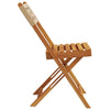 Beige taitettavat puutarhatuolit Sulta 8 kpl (polyrottinki / puu)