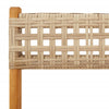 Beige taitettavat puutarhatuolit Sulta 8 kpl (polyrottinki / puu)