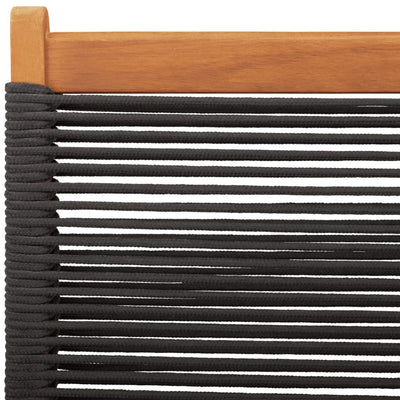 Musta taitettavat puutarhatuolit Encusor (8 kpl akasiapuu)