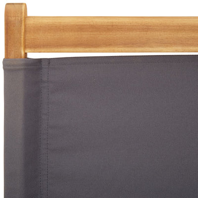 Antrasiitti taitettavat puutarhatuolit Erzsebext 8 kpl (kangas / puu)