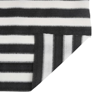 Antrasiitti ja valkoinen näkösuoja Besirgemal 2x10 m (hdpe 75 g/m²)