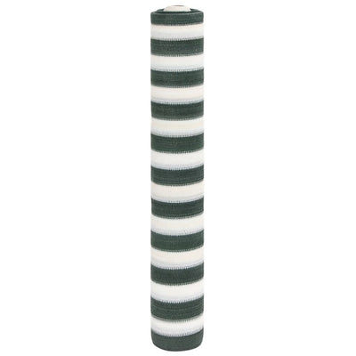 Näkösuoja vihreä ja valkoinen 1,5x10 m HDPE 75 g/m²