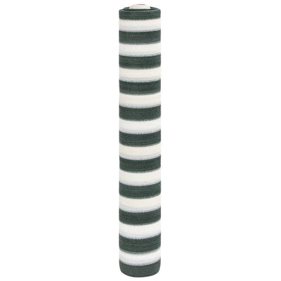 Näkösuoja vihreä ja valkoinen 1,8x50 m HDPE 75 g/m²
