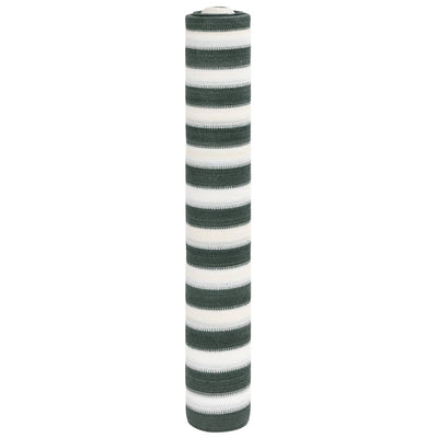 Näkösuoja vihreä ja valkoinen 2x10 m HDPE 75 g/m²