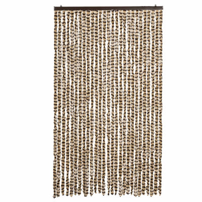 Beige ja ruskea hyönteisverho Septilici 118x220cm (chenille)