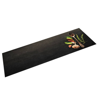 Keittiön pestävä matto mausteet 45x150 cm sametti