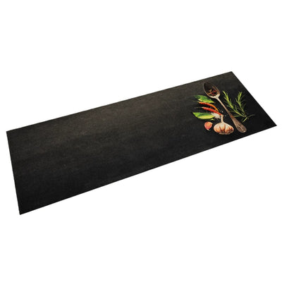 Keittiön pestävä matto mausteet 60x180 cm sametti