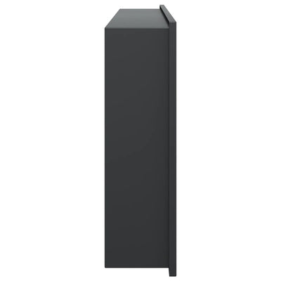 Matta musta suihkuhylly Dejui 62x32x9cm (ruostumaton teräs)