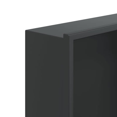 Matta musta suihkuhylly Cer 32x62x9cm (ruostumaton teräs)