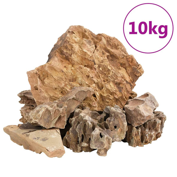 Lohikäärmekivet 10 kg ruskea 5-30 cm